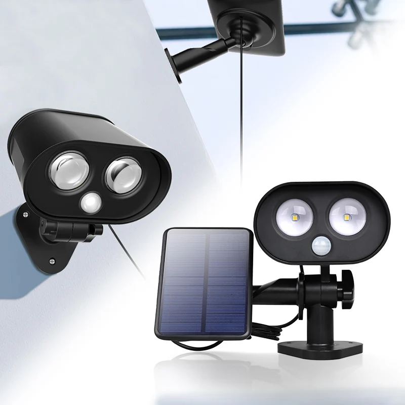 

Ennoplus Solar led Light Outdoor Security Night Lights Wall Split Christmas Decoration Waterproof Solar Powered Light Street