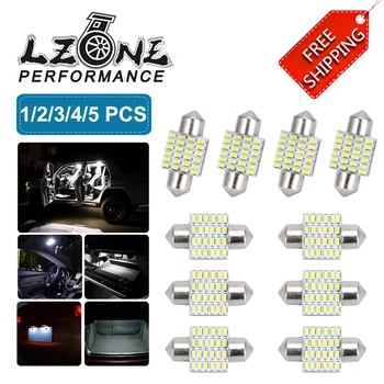

LED Bulb 31mm DE3021 DE3022 DE3175 White 6000K 3014 Chipset For Car Interior Map Dome Door Trunk Light