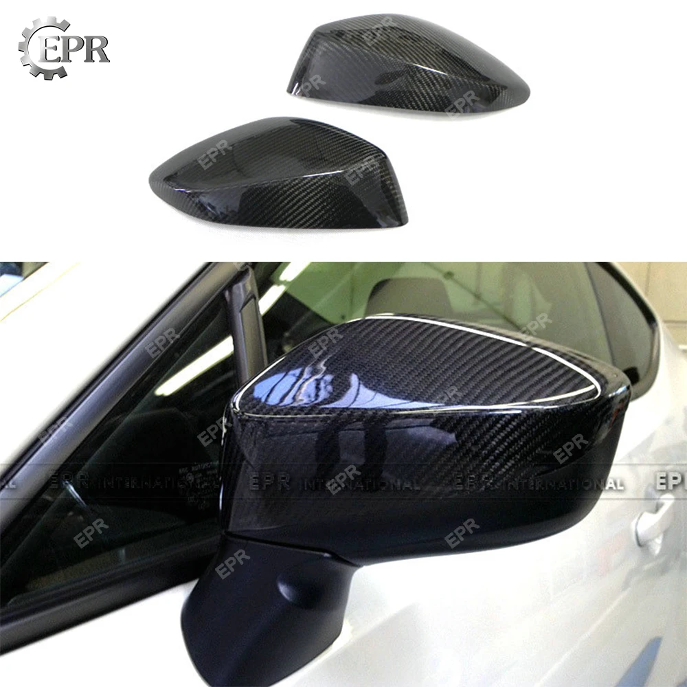 

Carbon Mirror Trim For BRZ/FT86/GT86 Carbon Fiber Side Mirror Cover(RHD) (Stick on type) Body Kit Tuning For FT86 BRZ Racing