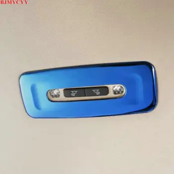 

BJMYCYY for Toyota camry XV70 2018 2019 2020 accessories Stainless steel decorative frame for rear reading lamp of automobile