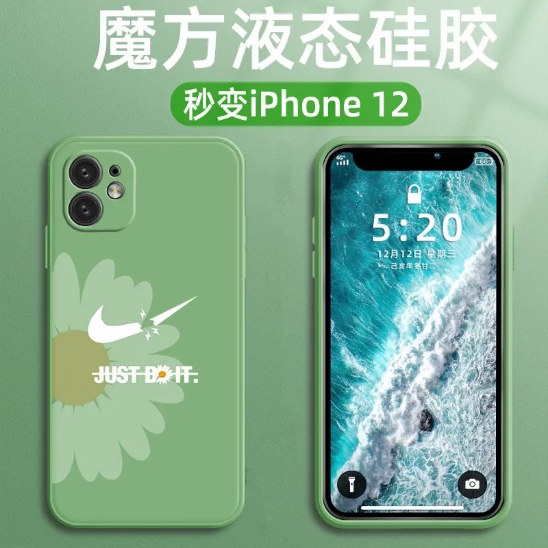 

The Application of Fresh Daisy IPhone11Pro Apple Xs XR Shatter-resistant Soft Cover P40pro Liquid Silicone Phone Case