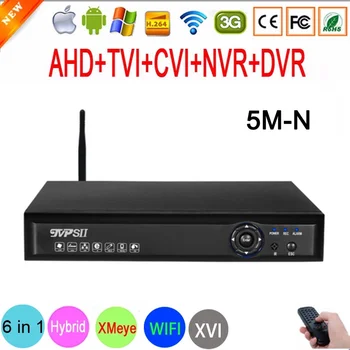 

Blue Panel Audio Xmeye Face Detect 5MN Hi3521D H265+ 16CH 16 Channel 8CH 8 Channel 6 in 1 Hybrid NVR CVI TVI AHD WIFI CCTV DVR