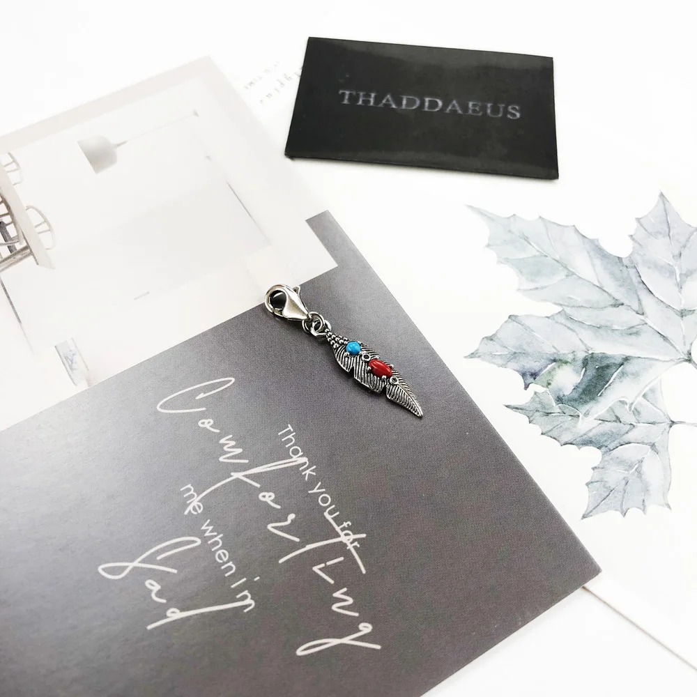 В этническом стиле подвеска в виде пера 2019 осень европейском и американском