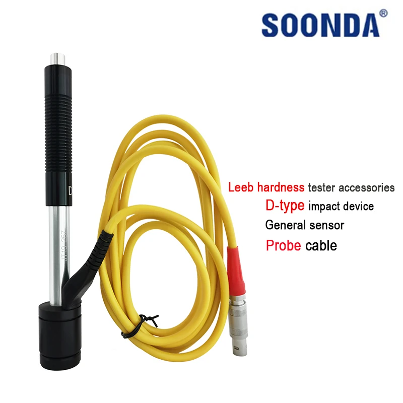 

Metal Leeb Hardness Tester Accessories D-type Impact Device Probe Cable General Sensor Impact Head Configuration Together