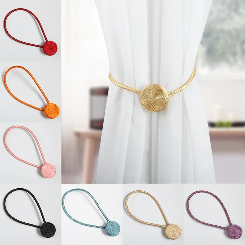 Curtain Clip Round Buttons Tieback Holder Curtain Accessories
