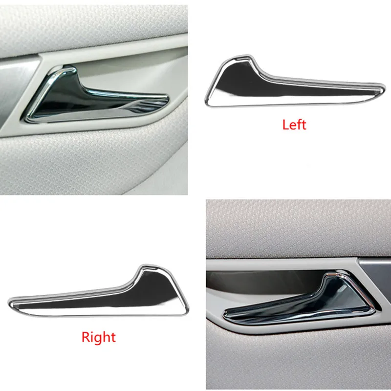 Хромированные автомобильные внутренние ручки для межкомнатных дверей для Mercedes-Benz A-Class W169 B-Class W245 панель отделка тяга Левая Правая передняя задняя