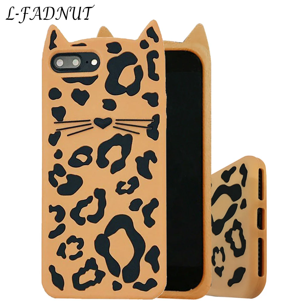 L-FADNUT силиконовый мягкий ТПУ чехол для iPhone Xr X Xs Max 7 8 6S 6 Plus 5 5S SE милый мультяшный