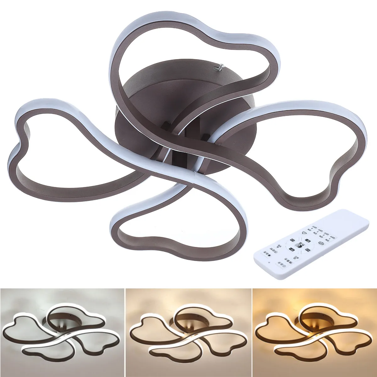 

53W 110-240V LED Ceiling Light Indoor Ceiling Mounted Lamp Modern Living Room Bedroom Ceiling Lights Home Decor Indoor Lighting