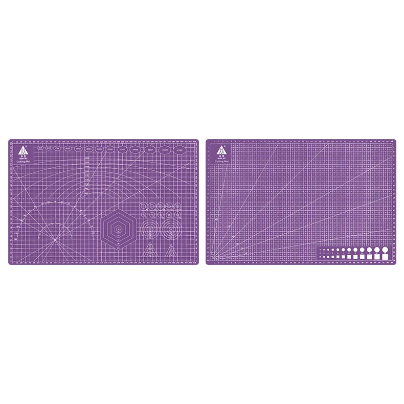 A3 A4 A5 коврик для резки ПВХ коврик лоскутный коврик для резки A3 Лоскутные инструменты ручной инструмент DIY разделочная доска Двусторонняя самовосhealing вающаяся - Цвет: purple