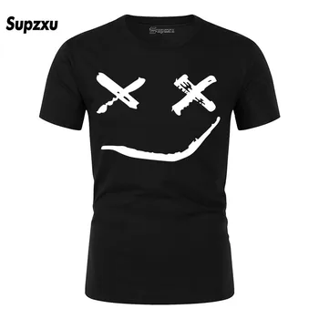 

2020 new T-shirt men and women Harajuku funny printed T-shirt XX smiley 100% cotton street clothing men and women T-shirt XS-2L