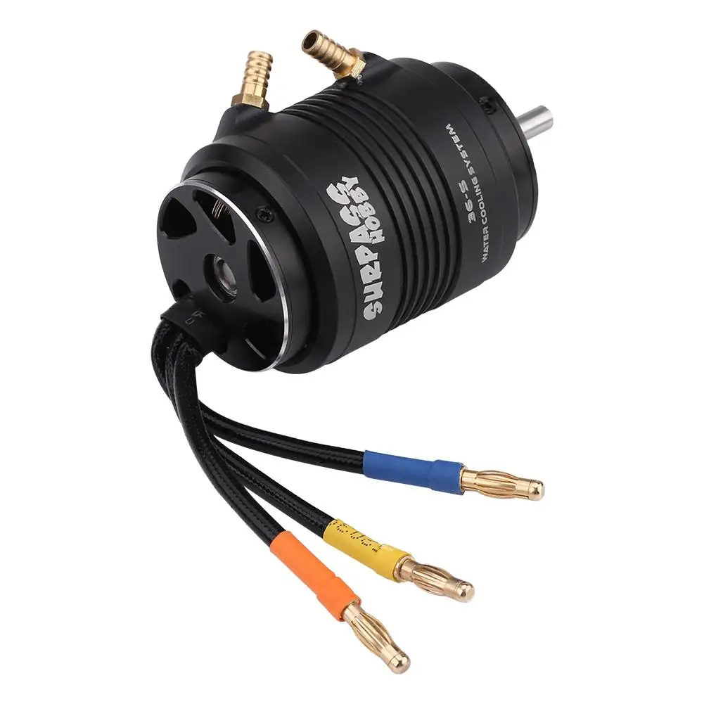 

Hot 4 Poles 3660 4300KV Motor + 36-S Water Cooling Jacket + 90A Waterproof ESC for 800-1000mm RC boat high quality aluminum allo