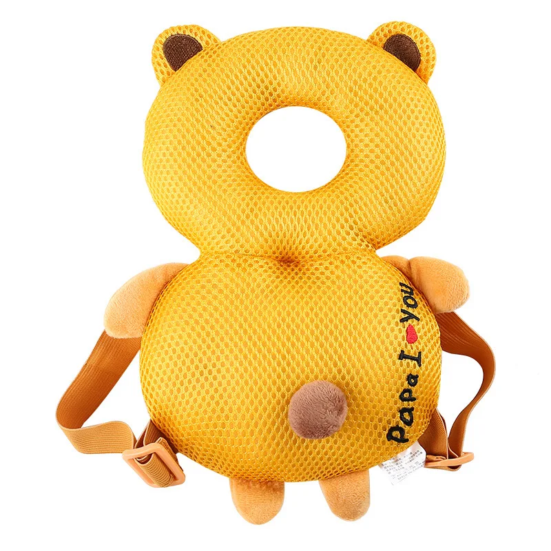 Yellow Bear Herbabe, детская подушка для защиты головы, милые животные, анти-осень, Детские подголовники, подушка для обучения ходьбе, детская подушка для шеи - Цвет: Yellow Bear