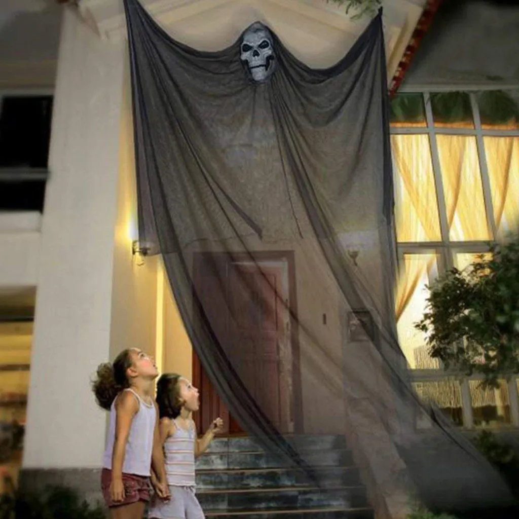 Horrible Hanging Skeleton Flying Ghost New Halloween Props Scary Ghost Decorations Prop Halloween Party Decoration#G7