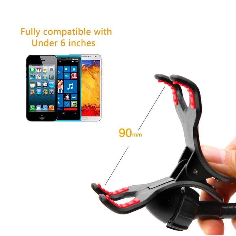  Metal Strong Lazy Holder Long Arm Flexible Bed Lazy Bracket Desk Phone Holder for iPhone Desktop Mo