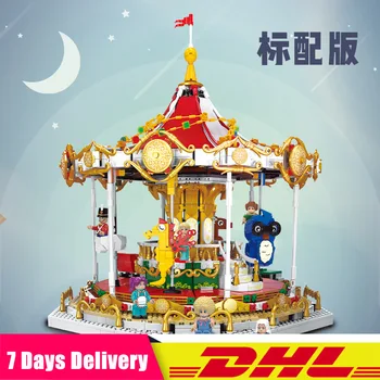 

2020 XB30001 City Friends Princess Fantasy Carousel Colorful Holidays Building Blocks Bricks Kids Toys Model Gifts 10257