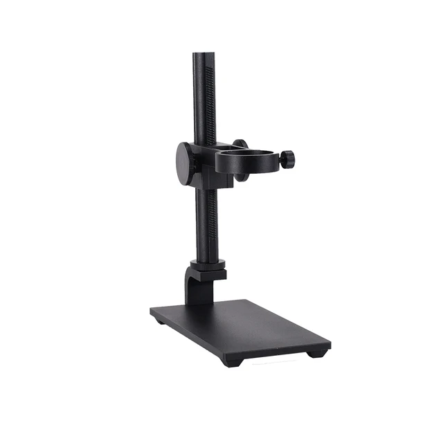 110-240V Ymiko Aluminum Alloy Microscope Stand Bracket Support Fit for Digital Microscope with 50mm Diameter EU 110-240V Height 220mm 