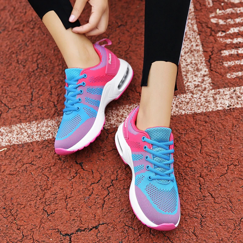 Tenis Mujer; коллекция года; женская обувь; дышащие кроссовки; женская спортивная обувь; цветные кроссовки на платформе; женская обувь для тенниса
