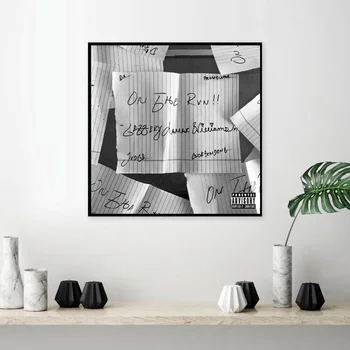 

Young Thug On the Rvn EP Cover New 2019 Art canvas painting Poster Home Decor 12x12 24x24inch