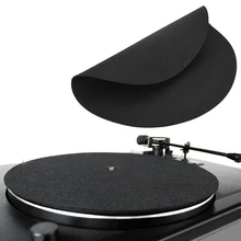 Замена плоский диск домашний мягкий коврик вращающийся Виниловый проигрыватель записывающая площадка антистатические круглые LP проигрыватель аксессуары ультра тонкий