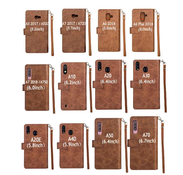 Роскошные Флип Бумажник для Coque samsung A6Plus случае A750 samsung A6 плюс для samsung Galaxy A7 чехол, кожаный чехол A5 A7