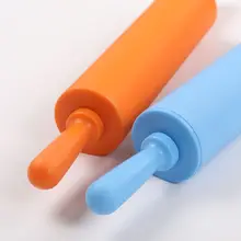 Профессиональная антипригарная Скалка, Пищевая силиконовая большая Скалка, три цвета на выбор 72XF