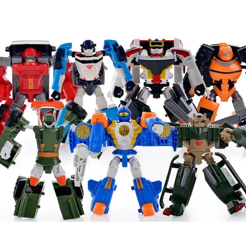 

New Style Transformation Car Robot Toy Car Model Boy Assembling Colored Box Suite Gift