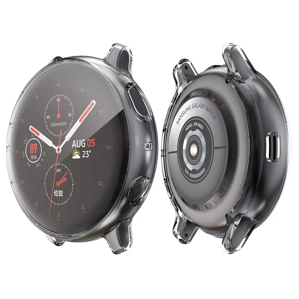 Защитный чехол с полным покрытием экрана для Samsung Galaxy Watch Active 2 40 мм 44 Ультратонкий