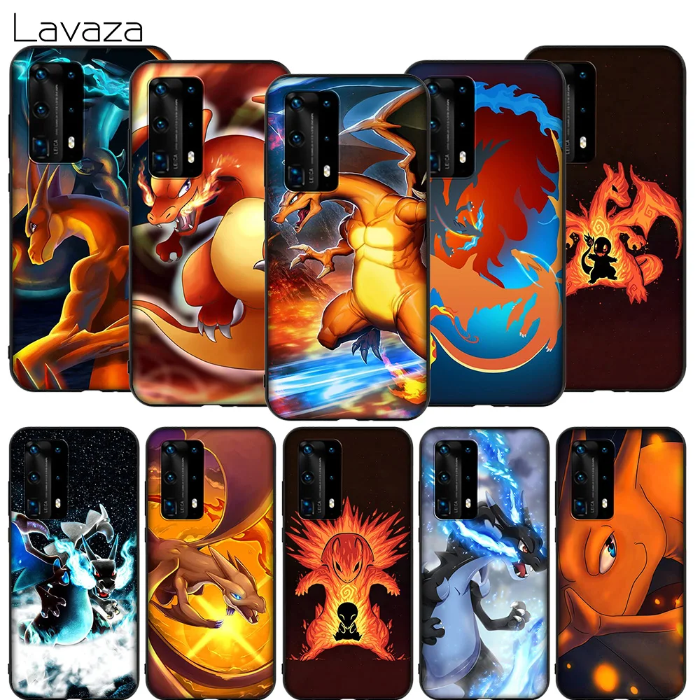 Мягкий чехол Lavaza Charizard для Huawei P8 P9 P10 P20 P30 Y6 Y7 Y9 Lite Pro P Smart Nova 2i 3i Mini 2018 | Мобильные