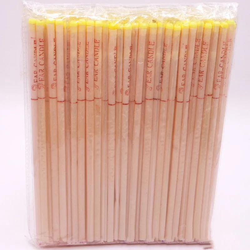

100pcs Ear Candle Ear Wax Cleaner Ear plugs Fragrance Candle Ear Candling Natural Therapy Straight Style Care Blue Color Cream