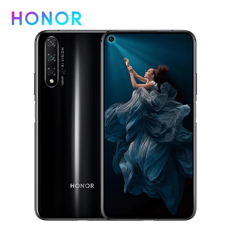 Глобальная версия Honor 20 смартфон 6G 128G Kirin 980 Восьмиядерный 48 МП четыре камеры 6 26