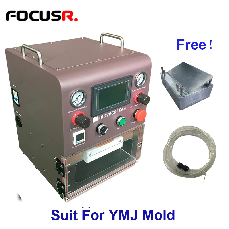 

Novecel Q5 EU Plug LCD OCA Lamination Machine Vacuum Laminator For Samsung Edge Screen Outer Glass Refurbishment Tools