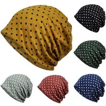 Мульти-Применение шеи шапки, шарфы милые, в горошек, с принтом громоздкая сумка Beanie шапки и шляпы без полей шляпа RXHAT0039