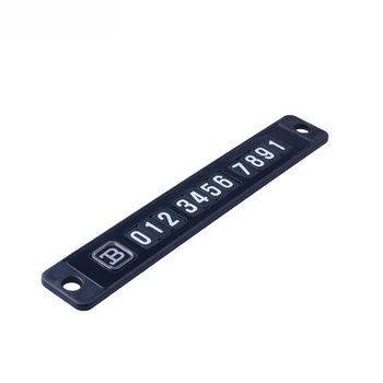 

Elistooop Hot selling Universal Cool Parking Card Magnetic Phone Number Car Sticker Card Plate Sucker Car Accessories