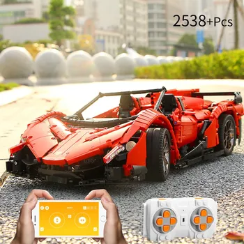 

APP RC Technic Car Remote Control Veneno Roadster Lamborghinis With Motor Function Model Building Blocks MOC-10559 Bricks Toys