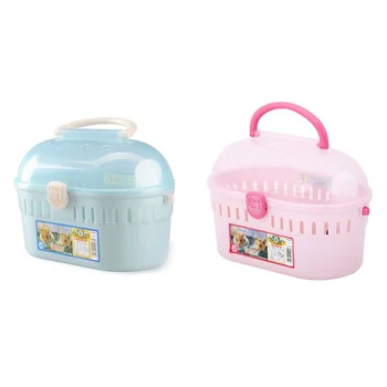 

1pc Hamster Small Animal Portable Outgoing Resin Cage Kettle Color Resin Cage Creative Hamster Cage For Small Animals Supply hot
