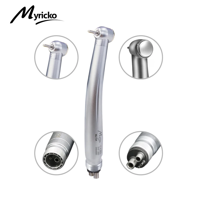 Dental High Speed Handpiece NSK Style Panamax Type Myricko 2/4 Hole Push Button Air Turbine
