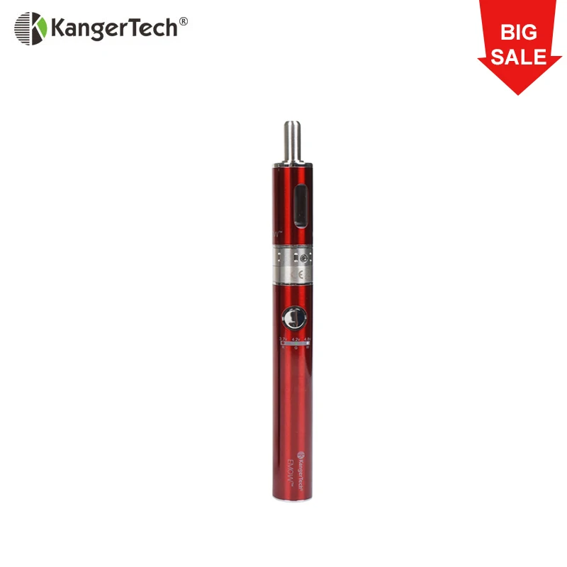 Оригинальный набор Kangertech EMOW для начинающих 1300 мАч регулируемая батарея 510 Thread