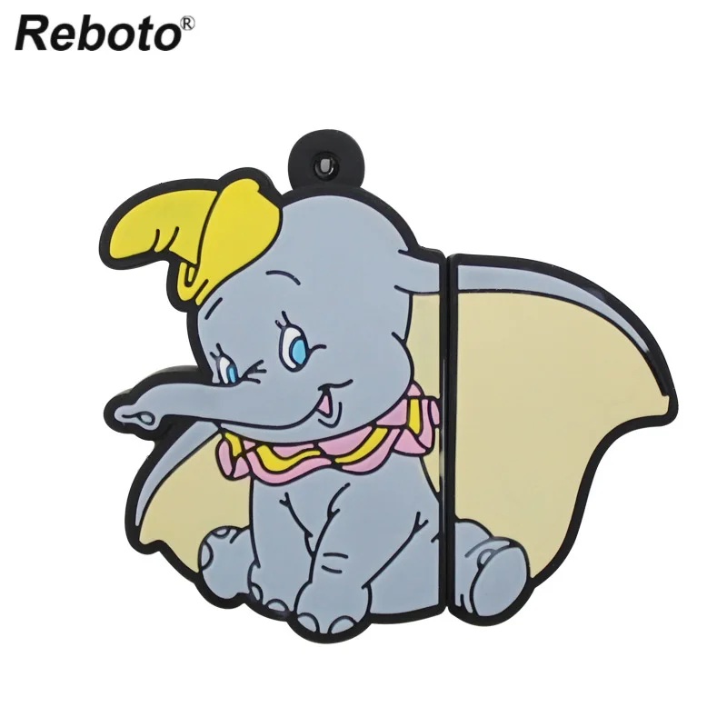 Reboto, USB флеш-накопитель, 64 ГБ, 32 ГБ, 16 ГБ, 8 ГБ, 4 Гб, карта памяти, милый мультфильм, USB 2,0, флешка, креативное забавное устройство для хранения, подарок