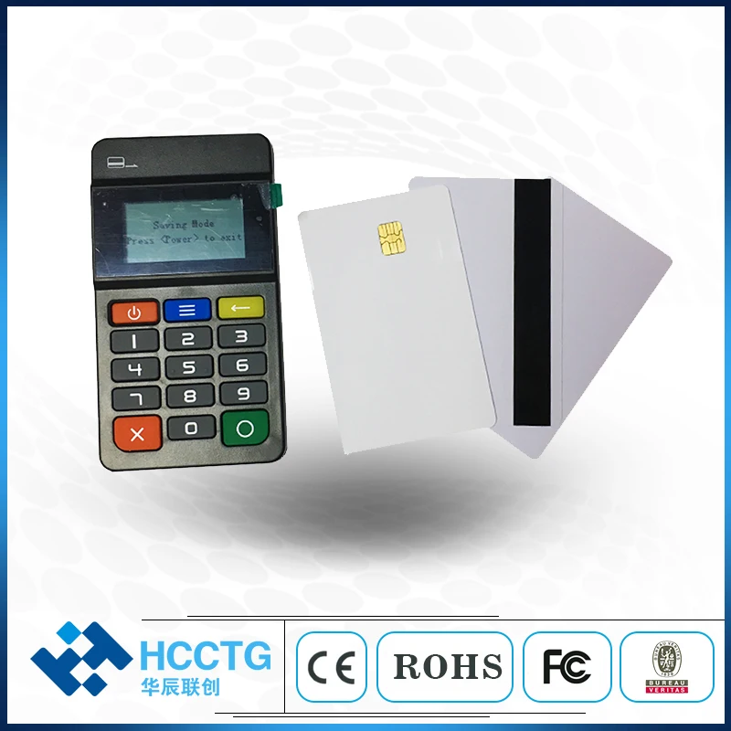 PCI EMV Payment MSR & Contact & Contact Card Reader Bluetooth MPOS Terminal HTY711