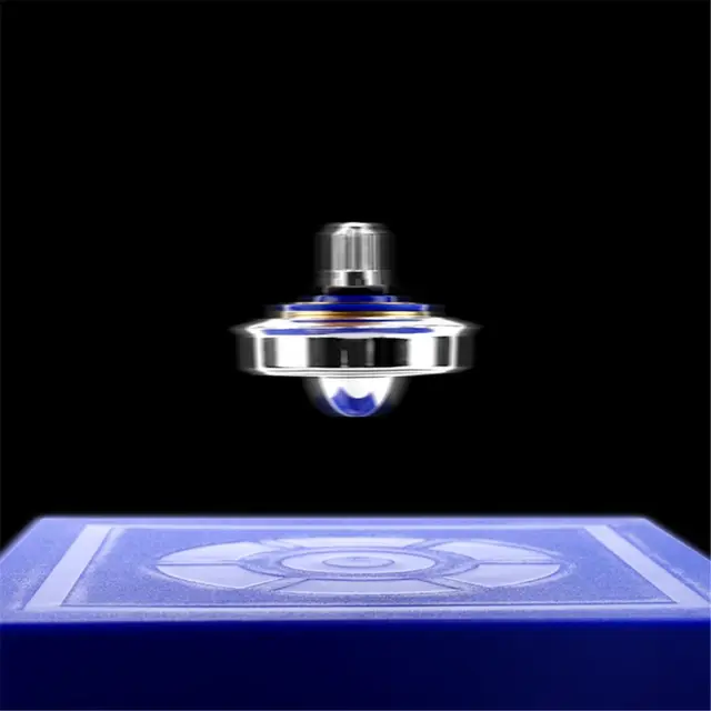 Kids Magnetic Spinning Tops Levitation Magic Gyro Gyroscope Suspended UFO Floating Levitating Classic Toy 4