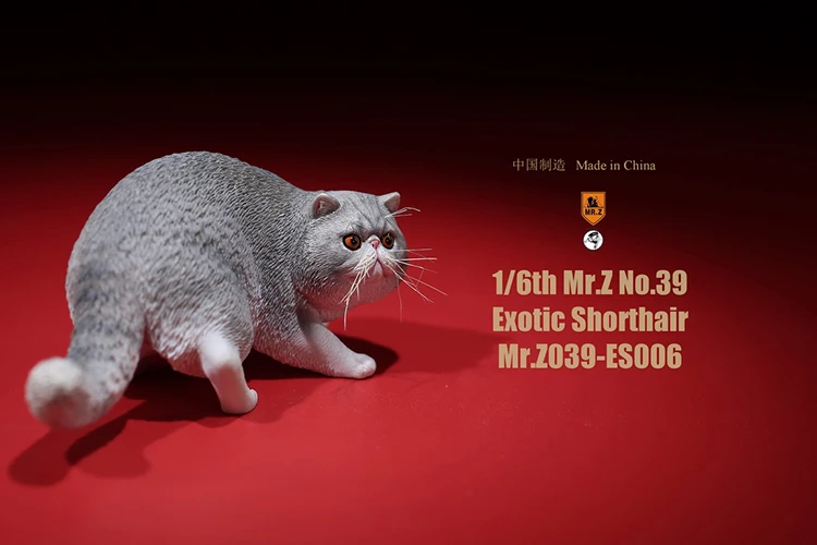 1/6 модель животного из смолы Mr. Z модель животного 1/6 масштаб экзотическая игрушка для кошек MRZ039 F 1" фигурка солдата