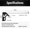 300mm Combination Square Angle Ruler Multifunctional Stainless Steel Square Angle Finder Protractor Tools Gauge Measuring Tools 6