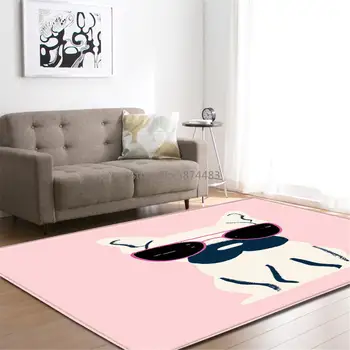 

Cartoon Large Living Room Carpet 3D Pet Shapi Dog Tea Table Rugs Home Decor Baby Crawling Mat Kid Bedroom Area Rug Carpet