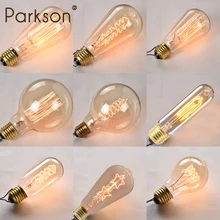 

Edison Vintage Lamp E27 Incandescent Filament Lamp Industrial Decor Retro Bulbs 220v 40w Indoor Lighting Garland Smart Light