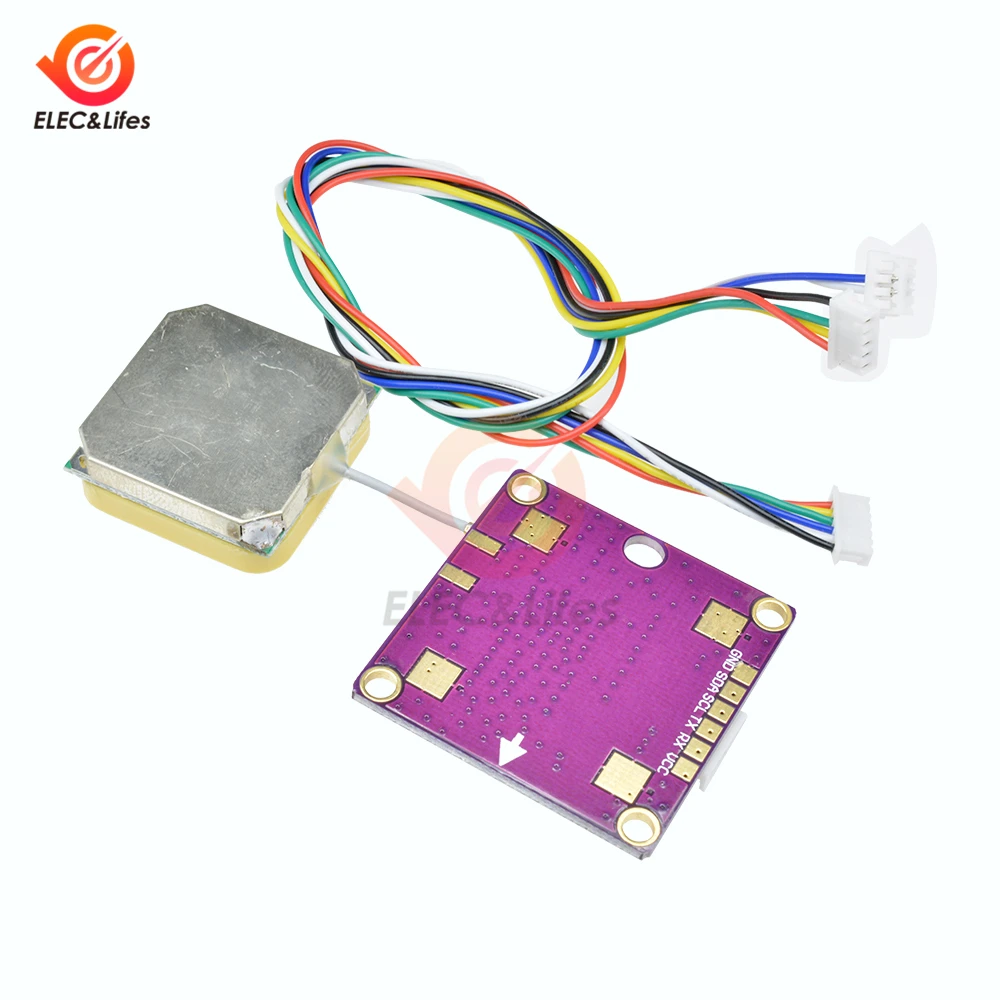 Micro GY gps V5-NEO M8N NEO-M8N gps модуль с трехдиапазонный антенной HMC5983 для Pixhawk шлейф контроллера Запчасти для моделей самолетов