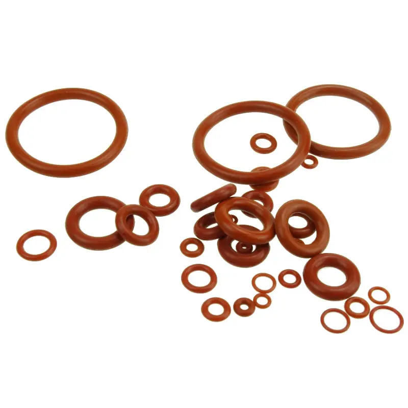 Уплотнительное кольцо из силикона и резины толщиной 1 мм наружный диаметр 4 23