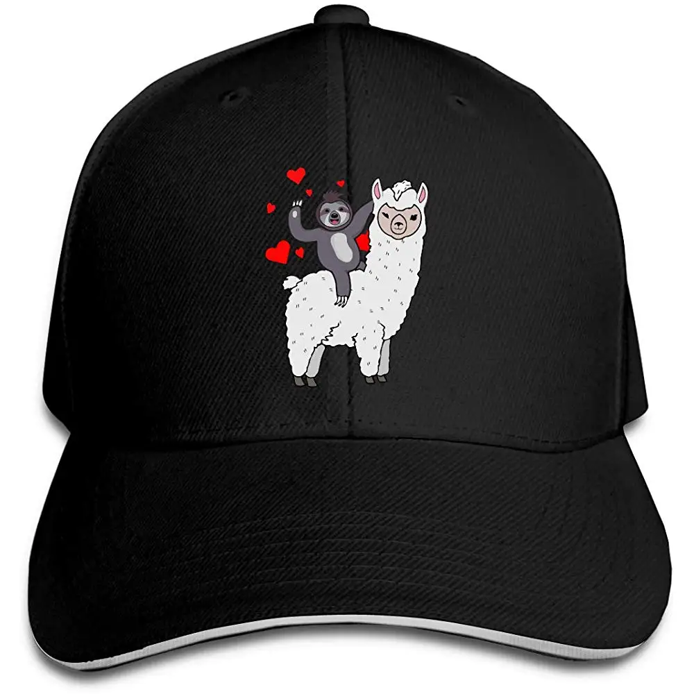 Мужская и женская Кепка-бейсболка с надписью Love Trucker Llama