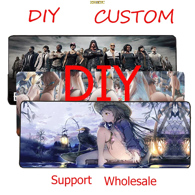 DIY Custom Rubber Non-slip Gaming Mouse Pad Mat Laptop Keyboard XL for overwatch/LOL/World of Tanks/cs go/world warcraft | Компьютеры и