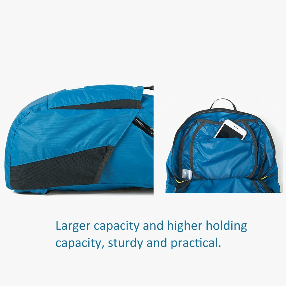 Naturehike 25L походный складной рюкзак для кемпинга, Сверхлегкий Водонепроницаемый складной рюкзак для путешествий, школьная дорожная сумка для ноутбука