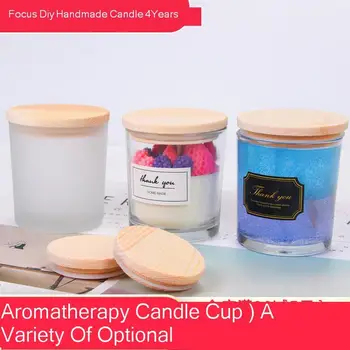 

Diy Candle Cup Manual Wax Container Candle Glass Glass Candle Cup Candlestick Aromatherapy Candle candles jars happy birthday